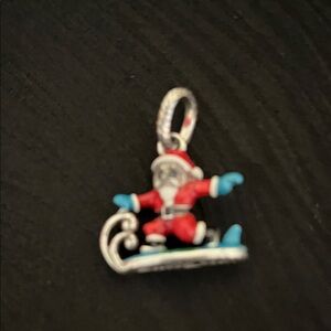 Brighton Surfs Up Santa Claus Charm Pendant